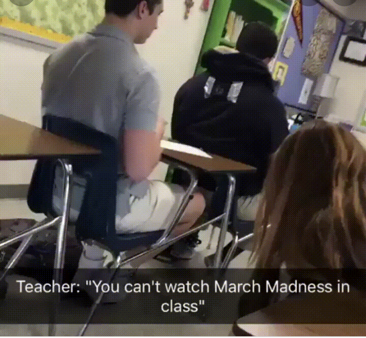 Girl Caught Masturbating In A Classroom